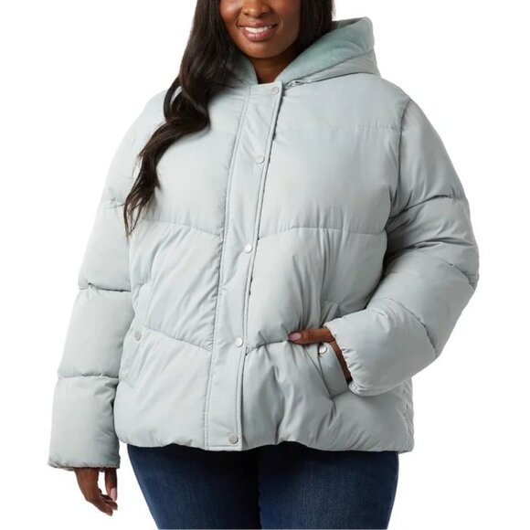32 Degrees Women’s Quilted Jacket with Plush Lined Hood - Picture 5 of 8